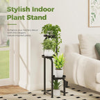 Bamworld Tall Plant Stand Indoor Outdoor, Corner Metal Flower Pot Stands - Image 5