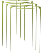 3-Pack Heavy Duty Plant Support Stakes, Metal Plant Ring Cages by Unknown