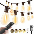 luckystyle 50FT LED Outdoor String Lights by luckystyle
