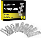 HongWay 240 Pack 6 Inch Landscape Staples, Garden Stakes Galvanized Tent Stakes by HongWay