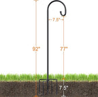 Shepherd-Hooks Adjustable for Bird-Feeder Lantern Plant-Hook Garden-Stake - Image 5