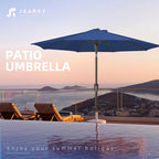 JEAREY 9FT Outdoor Patio Umbrella Outdoor Table Umbrella - Image 7