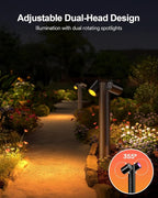 Lumary Smart Pathway Lights Pro 700LM, RGBAICW Color Changing Landscape Lights - Image 2