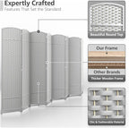 Sorbus 8 Panel Room Divider 6 ft. Tall - Image 3