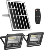 Solar Flood Light Outdoor 1000LM Dual 6000K Bright White Floodlights Ip65 by kakalights