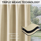 RYB Home Outdoor Curtains for Patio - Image 6