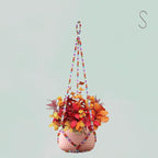 1Pack Glass Beaded Plant Hanger Indoor, Rainbows Hanging Planters by Unknown
