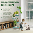 TOSKING 5 Tier Tall Plant Stand Indoor Outdoor, Heavy Duty Corner Shelf - Image 5