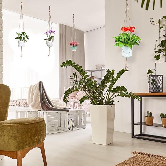 Plant Hanger, 10 Pieces 40'' Macrame Plant Hangers, Hanging Planters - Image 6