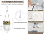 Melphoe 2 Pack Self Watering Hanging Planters Indoor Flower Pots, 6.5 Inch - Image 6