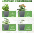 8 Pack 4-inch Plant Pots Indoor Garden Decorative Flower pots Small - Image 6