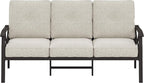 RoyalCraft Patio 3 Seats Sofa, All-Weather Outdoor Couch, Patio Furniture Sofa - Image 8
