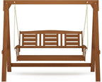 Furinno Tioman Hardwood Patio / Garden / Outdoor Large Porch Swing, 3 Seater - Image 3
