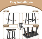 Bar Stools Set of 4, Waterproof UV-Resistant, Durable Resin Kitchen Island - Image 7