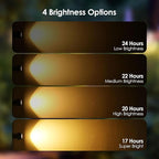 B-right Solar Spot Lights Outdoor, 8 Modes IP65 Waterproof Solar Powered Garden - Image 7