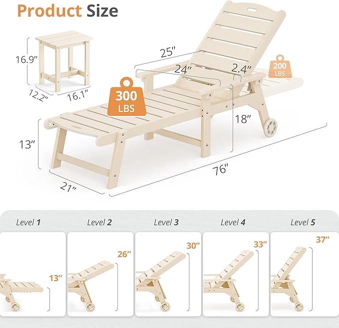 LUE BONA Chaise Lounge Chair - Image 2