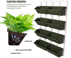 LOYALHEARTDY Vertical Garden Wall Planter Wall Mounted Planter 4-Tier Vertical - Image 2