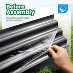 Quictent Galvanized Raised Garden Bed Metal Planter Box Bottomless - Image 8