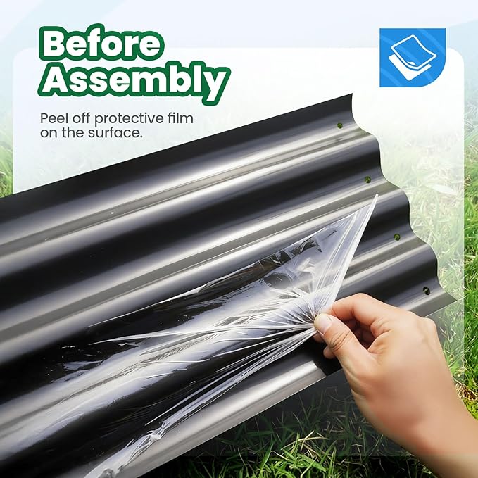 Quictent Galvanized Raised Garden Bed Metal Planter Box Bottomless - Image 8