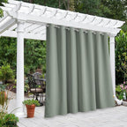 NICETOWN Outdoor Curtains for Patio W100 x L95 inch 2 Pieces, Sun Blocking by NICETOWN