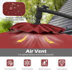 Tangkula 10ft Solar LED Patio Umbrella - Image 8