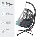 SWITTE Double Egg Swing Chair - Image 8
