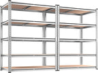 REIBII 2020LBS Garage Shelving Heavy Duty Metal Shelving 5 Tier Storage Shelves by REIBII