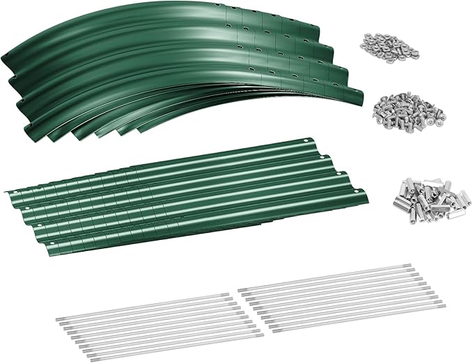 Land Guard 8×2×1ft Galvanized Raised Garden Bed Kit, 108 Gallon Capacity Raised - Image 3