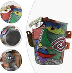 TOZLU Art Abstract Face Planters Pots Head, Unique Fun Abstract Face Flower Pot - Image 7