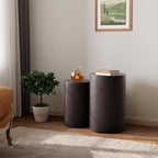 COSIEST Concrete Side Table, Decorative Garden Stools - Image 3
