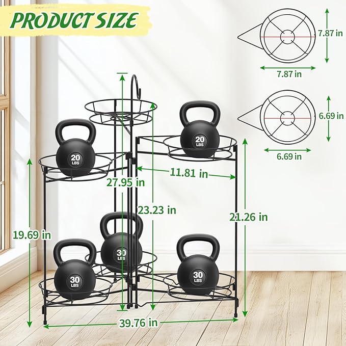 Heavy Duty Metal Plant Stand, Indoor Outdoor Plant Shelf & Rack - Image 5