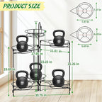 Heavy Duty Metal Plant Stand, Indoor Outdoor Plant Shelf & Rack - Image 5