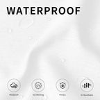 Easy-Going Linen Look Outdoor Curtains Waterproof Windproof Porch Curtains - Image 2