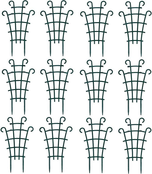 12 Pack Trellis for Potted Plants, Garden Trellis for Climbing Plants Plastic by UWIOFF