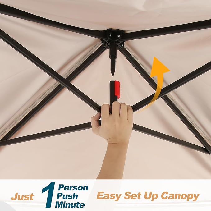 COBIZI 11x11 Pop Up Gazebo Canopy Tent Easy Up Outdoor Gazebo Waterproof - Image 7