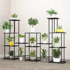 Twhep Tall Multi Tier Plant Stand, 13 Tiers Multifunctional Plant Stands - Image 9