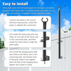 6 Pack String Light Poles, 5Ft Light Poles - Image 7