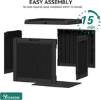 YITAHOME 32 Gallon Deck Box, Resin Storage - Image 5