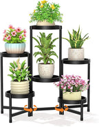 LASZOLA 6 Tiered Folding Plant Stand Indoor by LASZOLA