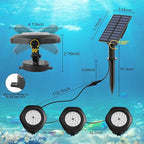 Solar Pond Lights, 3000K Warm White LED Underwater Submersible Fountain Light - Image 6