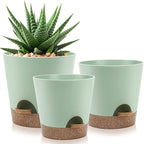 Indoor Self Watering Planters by AFamilyofGardenLovers