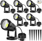 LemonBest Landscape Lights - 5W 110V Outdoor Spotlight - Waterproof IP65-3000K by LemonBest