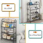 SORCEDAS Plant Stand Indoor Outdoor Plant Shelf 4 Tier Metal Corner Flower - Image 4