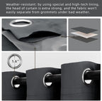 Waterproof Outdoor Curtain W84 x L84 - Image 3