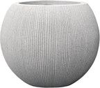 11.8" H X 14.5" D Round Plastic Planter by UPPERSTONELIVING