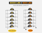 BestOffice | 6-Tier Wire Storage Shelves - Image 4