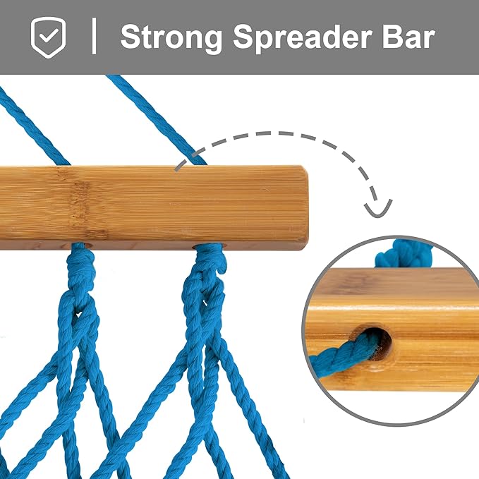 SUNCREAT Polyester Rope Hammock - Image 3