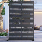 6FT Outdoor Metal Privacy Screen – Decorative Privacy Fence and Room/Garden by Unknown