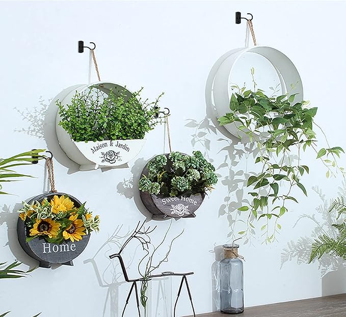 2.5in Ceiling Hooks for Hanging Plants 8Pcs Black - Image 4