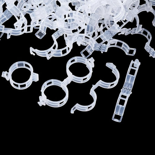 100 Pcs Plant Support Clips, Plastic Clips by Unknown